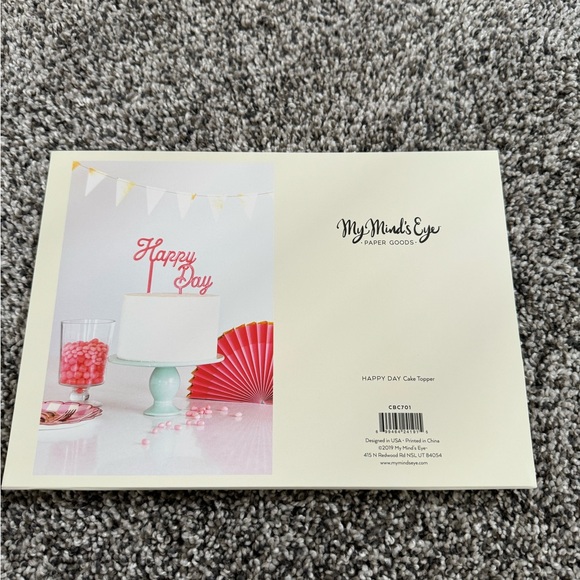 Happy Day Cake Topper - Picture 3 of 4